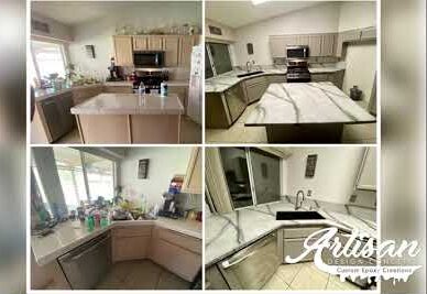 Epoxy Kitchen Makeover for a Busy Family: Beauty Meets Durability