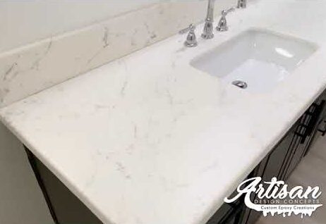 Simple Elegant Epoxy Vanity | Classy, Subtle, and Sophisticated