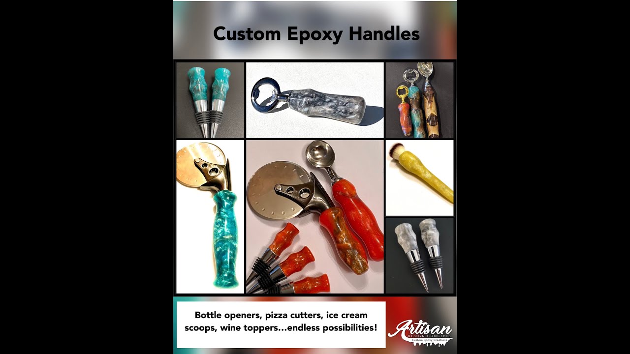 Custom Epoxy Handles | Functional Tools, Artisan Style