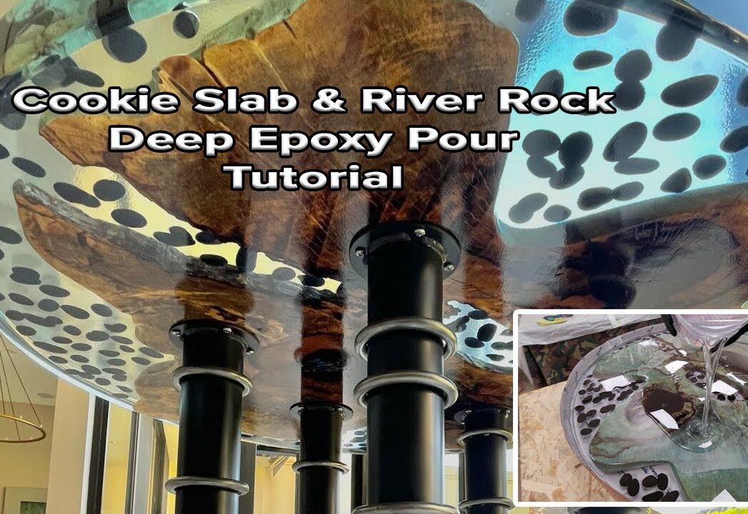 Cookie Slab Deep Epoxy Pour: Functional Art with Natural Beauty