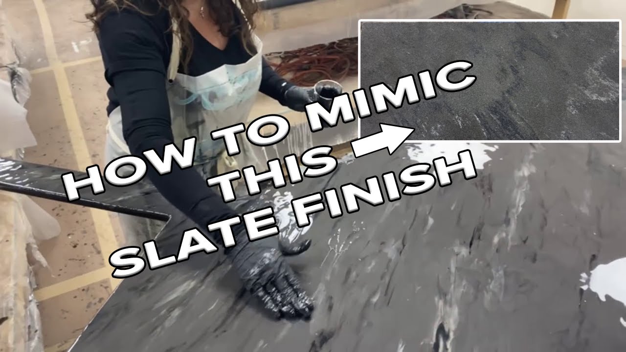 Learn How to Mimic Slate Using Epoxy