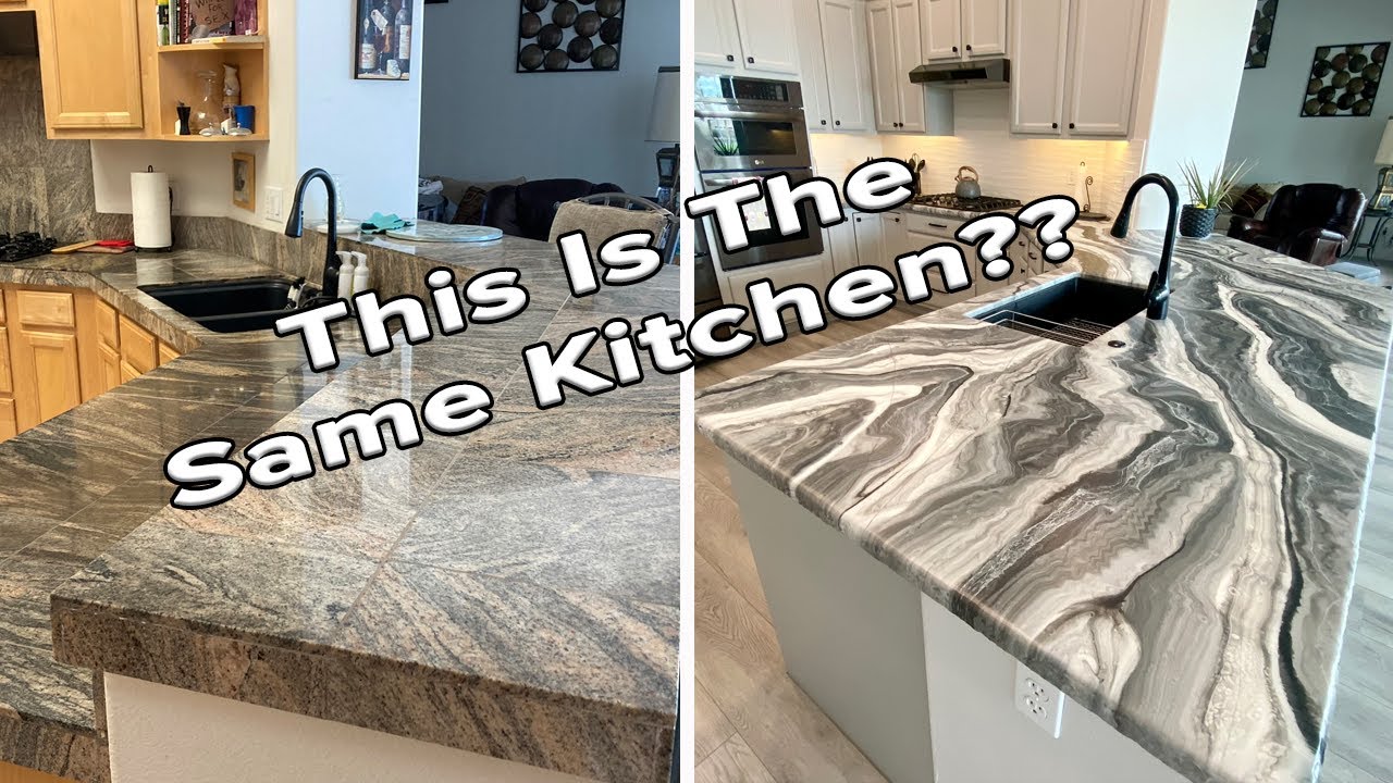 Total Transformation: Black Agate Epoxy in Kitchen & Bath
