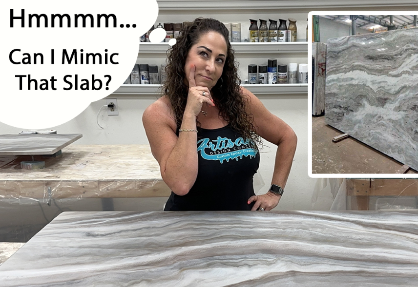 Soft Fantasy Brown Marble Tutorial 2