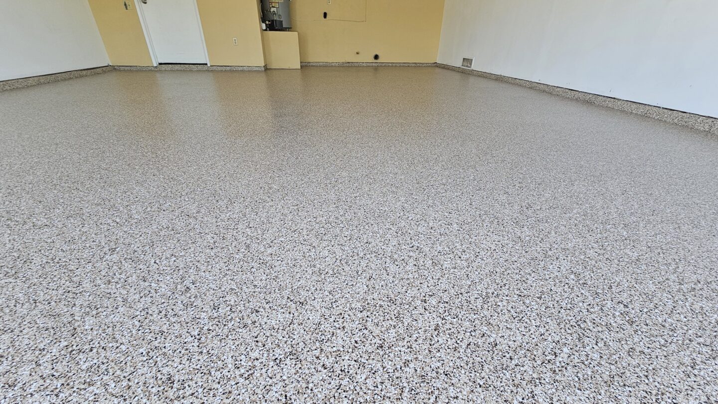 Garage Floor After Epoxy