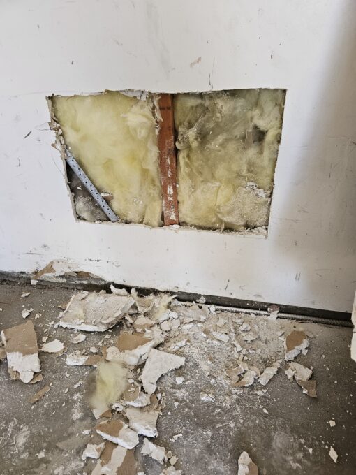 Drywall repair needed