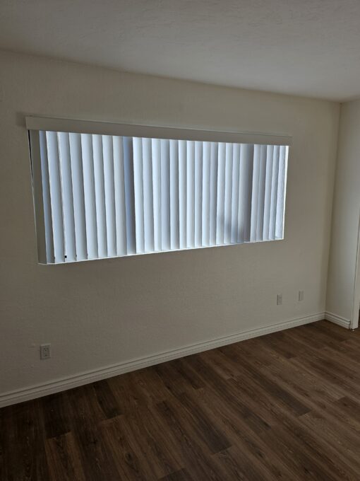 Vertical blind installation