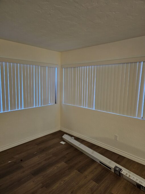Vertical blind installation
