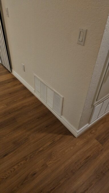 Baseboard installation