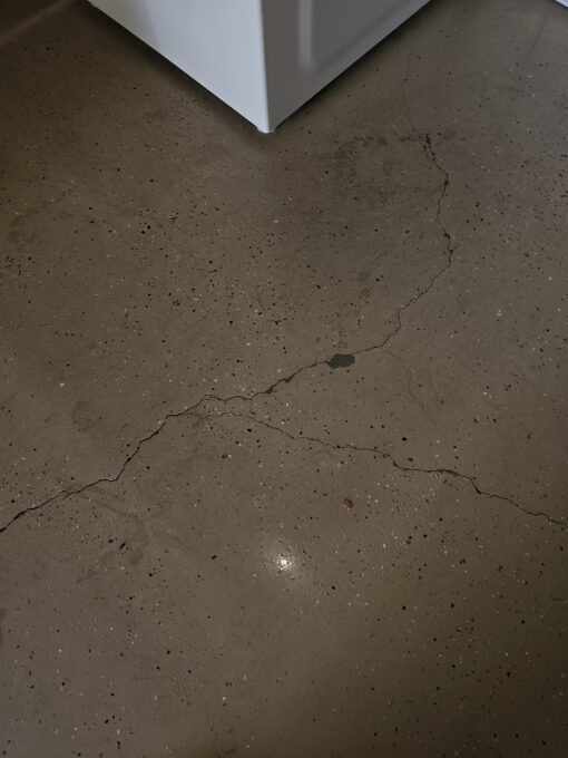 Failing epoxy floor