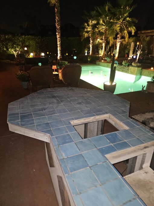 Back Buttering Each Tile