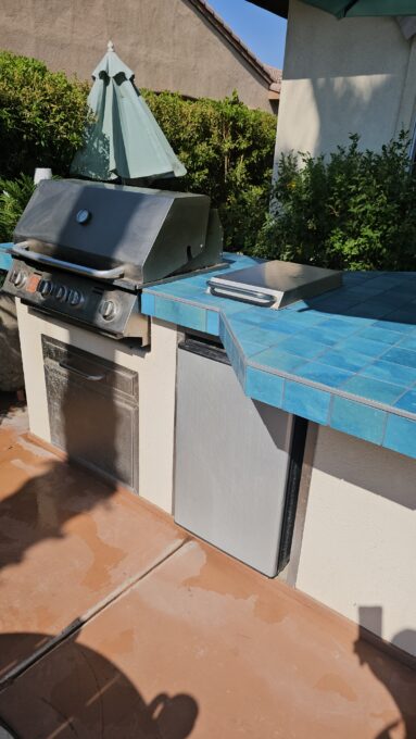 Final BBQ Tile after grouting
