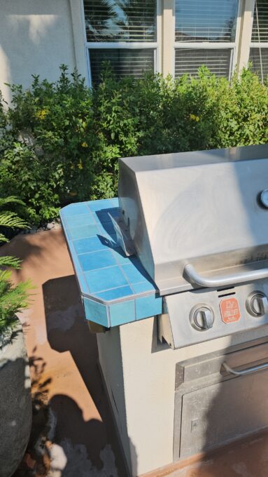 Final BBQ Tile after grouting