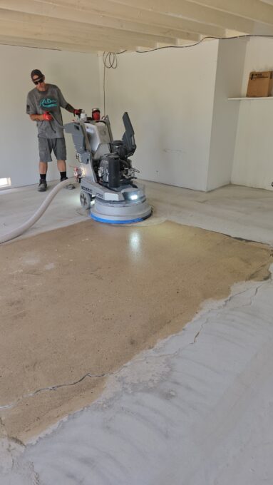 Removal of old epoxy coating