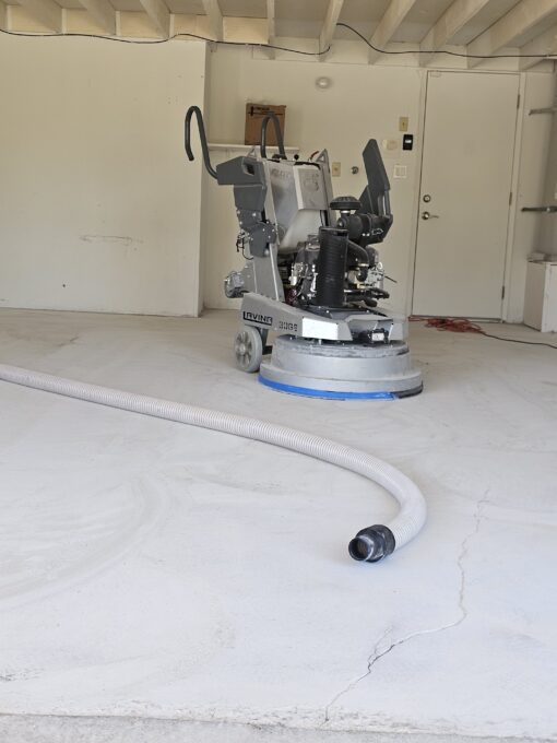 Grinding concrete