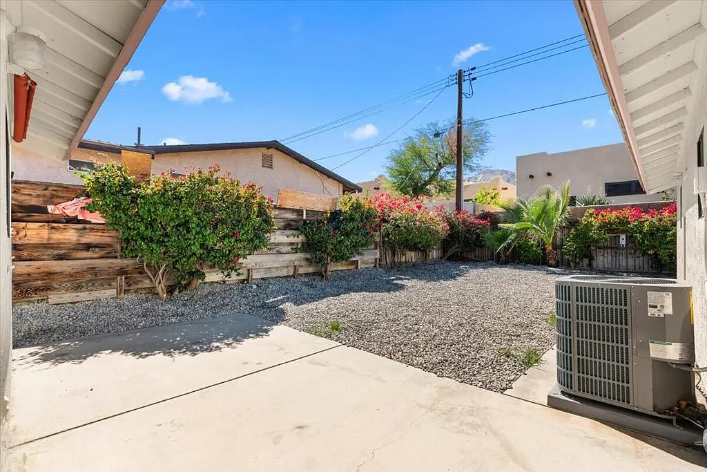 Backyard after junk removal