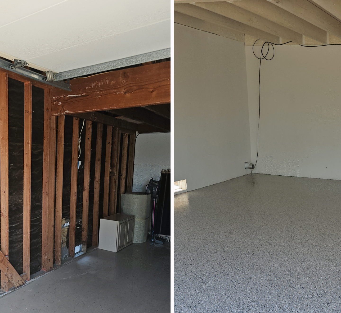Before and After Garage Makeover